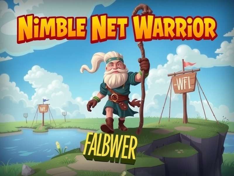 Nimble Net Warrior Game Banner